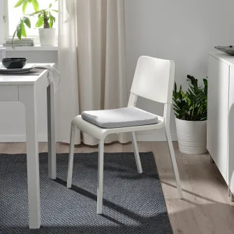 IKEA STAGGSTARR Perna scaun, gri, 36x36x2.5 cm