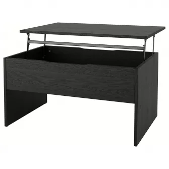 IKEA ÖSTAVALL Masuta cafea reglabila, negru, 90 cm