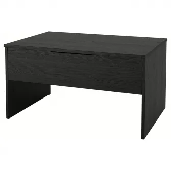 IKEA ÖSTAVALL Masuta cafea reglabila, negru, 90 cm