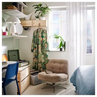 IKEA STENFRÖ Perdele transparente, 2buc, alb/rjns, 145x300 cm
