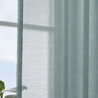 IKEA STENFRÖ Perdele transparente, 2buc, turcoaz/rjns, 145x300 cm