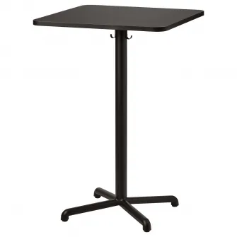 IKEA STENSELE Masa bar, antracit/antracit, 70x70 cm