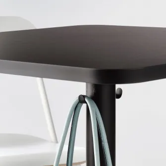IKEA STENSELE Masa bar, antracit/antracit, 70x70 cm