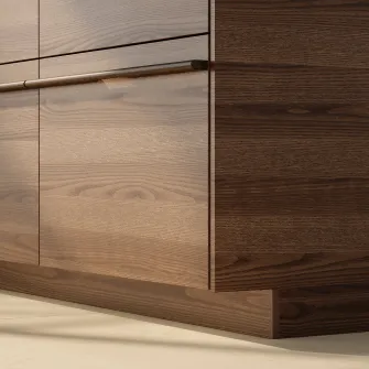 IKEA STENSTA Plinta, maro-i aspect frasin, 220x8 cm