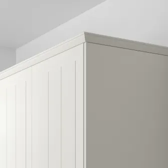 IKEA STENSUND Bagheta decorativa, alb, 221x3 cm