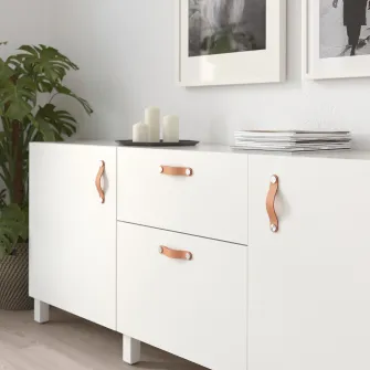 IKEA ÖSTERNÄS Maner piele, piele vopsita, 153 mm