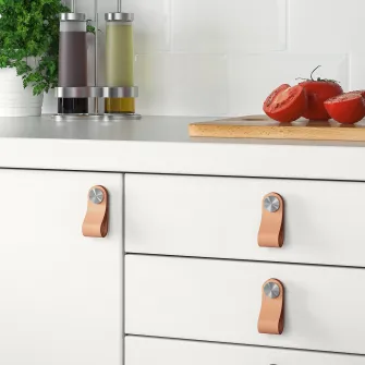 IKEA ÖSTERNÄS Maner piele, piele vopsita, 65 mm