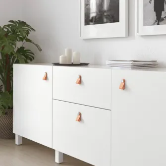 IKEA ÖSTERNÄS Maner piele, piele vopsita, 65 mm