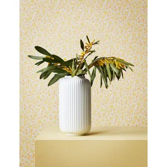 IKEA STILREN Vaza, alb, 22 cm