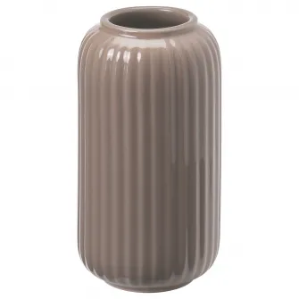 IKEA STILREN Vaza, gri inchis-bej, 12 cm