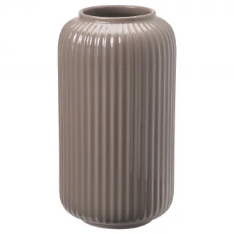 IKEA STILREN Vaza, gri inchis-bej, 22 cm