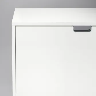 IKEA STÄLL Dulap pantofi cu 4 compartimente, alb, 96x17x90 cm