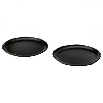 IKEA STOCKHOLM 2025 Farfurie, negru, 26 cm