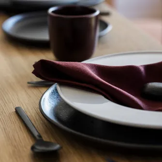 IKEA STOCKHOLM 2025 Servetel, rosu inchis, 50x50 cm