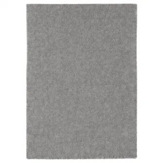 IKEA STOENSE Covor, fir scurt, gri mediu, 170x240 cm