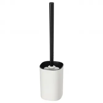 IKEA STORAVAN Perie WC, alb/negru
