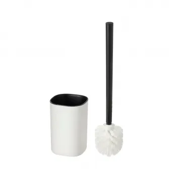 IKEA STORAVAN Perie WC, alb/negru