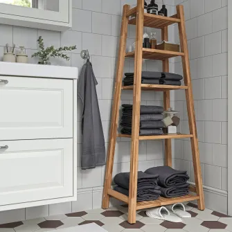 IKEA STOREDAMM Etajera, acacia, 60x141 cm