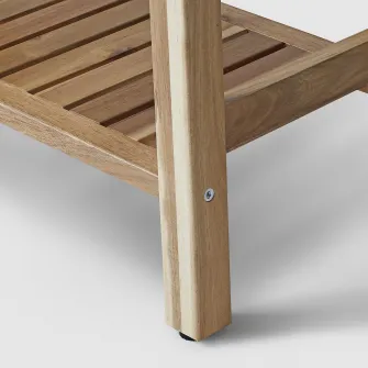 IKEA STOREDAMM Etajera, acacia, 60x141 cm