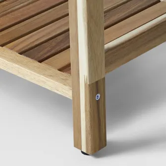 IKEA STOREDAMM Etajera, acacia, 60x71 cm