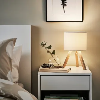 IKEA STORSEGEL Veioza, frasin/alb
