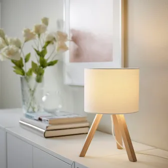 IKEA STORSEGEL Veioza, frasin/alb