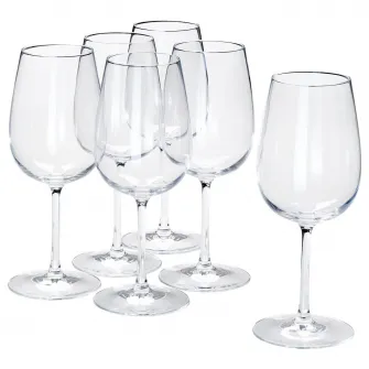 IKEA STORSINT Pahar vin, sticla transparenta, 49 cl