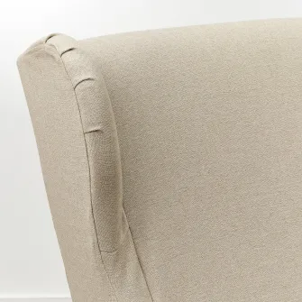 IKEA STRANDMON Husa scaun cu brate, Naggen bej