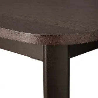 IKEA STRANDTORP / MÅRENÄS Masa+6 fotolii, maro negru/Gunnared rosu-maro, 150/205/260 cm