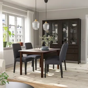 IKEA STRANDTORP Masa extensibila, maro, 150/205/260x95 cm