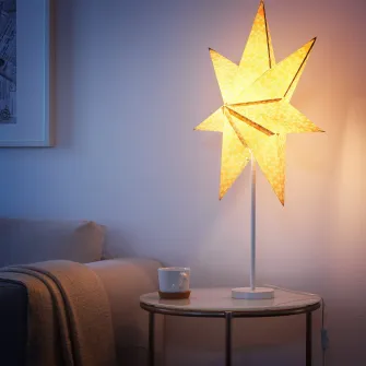 IKEA STRÅLA Baza veioza, alb