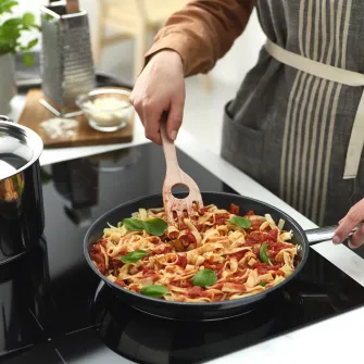 IKEA STRÅLFENA Lingura spaghette, lemn masiv mesteacan, 30 cm
