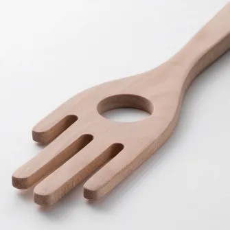 IKEA STRÅLFENA Lingura spaghette, lemn masiv mesteacan, 30 cm