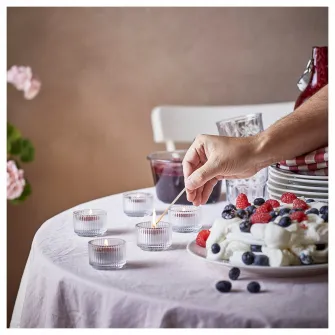 IKEA STÖRTSKÖN Lumanare pastila parfumata, fructe de padure/rosu, 3.5 h