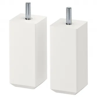 IKEA STUBBARP Picior 2 buc/set, alb