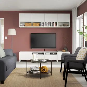 IKEA STUBBARP Picior 2 buc/set, alb