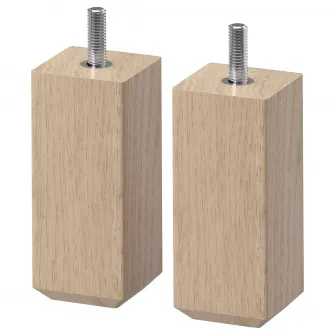 IKEA STUBBARP Picior 2 buc/set, aspect stejar antichizat