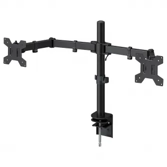 IKEA STUBBERGET Consola pentru 2 monitoare, negru