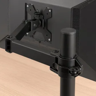 IKEA STUBBERGET Consola pentru monitor, negru