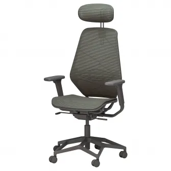 IKEA STYRSPEL Scaun de gaming, gri inchis/gri