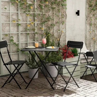 IKEA SUNDSÖ Scaun pliant, antracit exterior