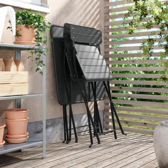 IKEA SUNDSÖ Scaun pliant, antracit exterior