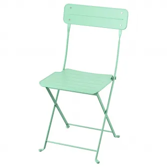IKEA SUNDSÖ Scaun pliant, verde deschis exterior