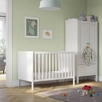 IKEA SUNDVIK Patut, alb, 60x120 cm