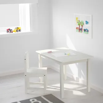 IKEA SUNDVIK Scaun pentru copii, alb