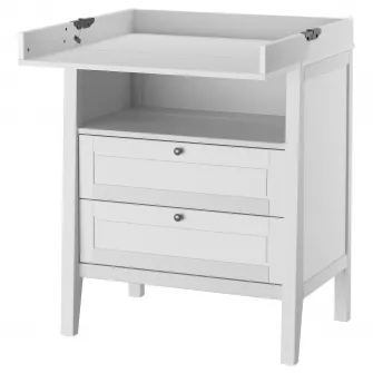IKEA SUNDVIK Masa infasat/comoda, gri