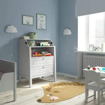 IKEA SUNDVIK Masa infasat/comoda, gri