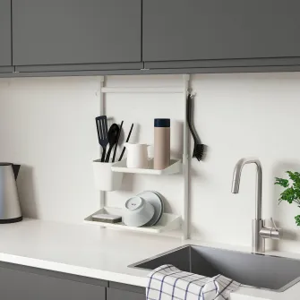 IKEA SUNNERSTA Set organizatoare bucatarie, fara gauri/polita/scurgator/recipient