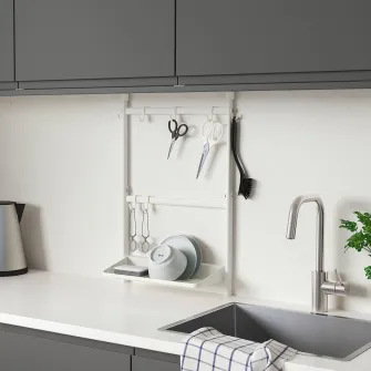 IKEA SUNNERSTA Set organizatoare bucatarie, fara gauri/scurgator vase/carlig