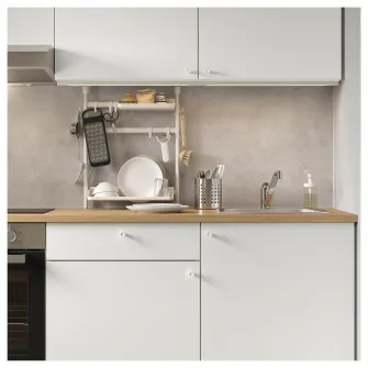 IKEA SUNNERSTA Set organizatoare bucatarie, fara gauri/scurgator vase/carlig